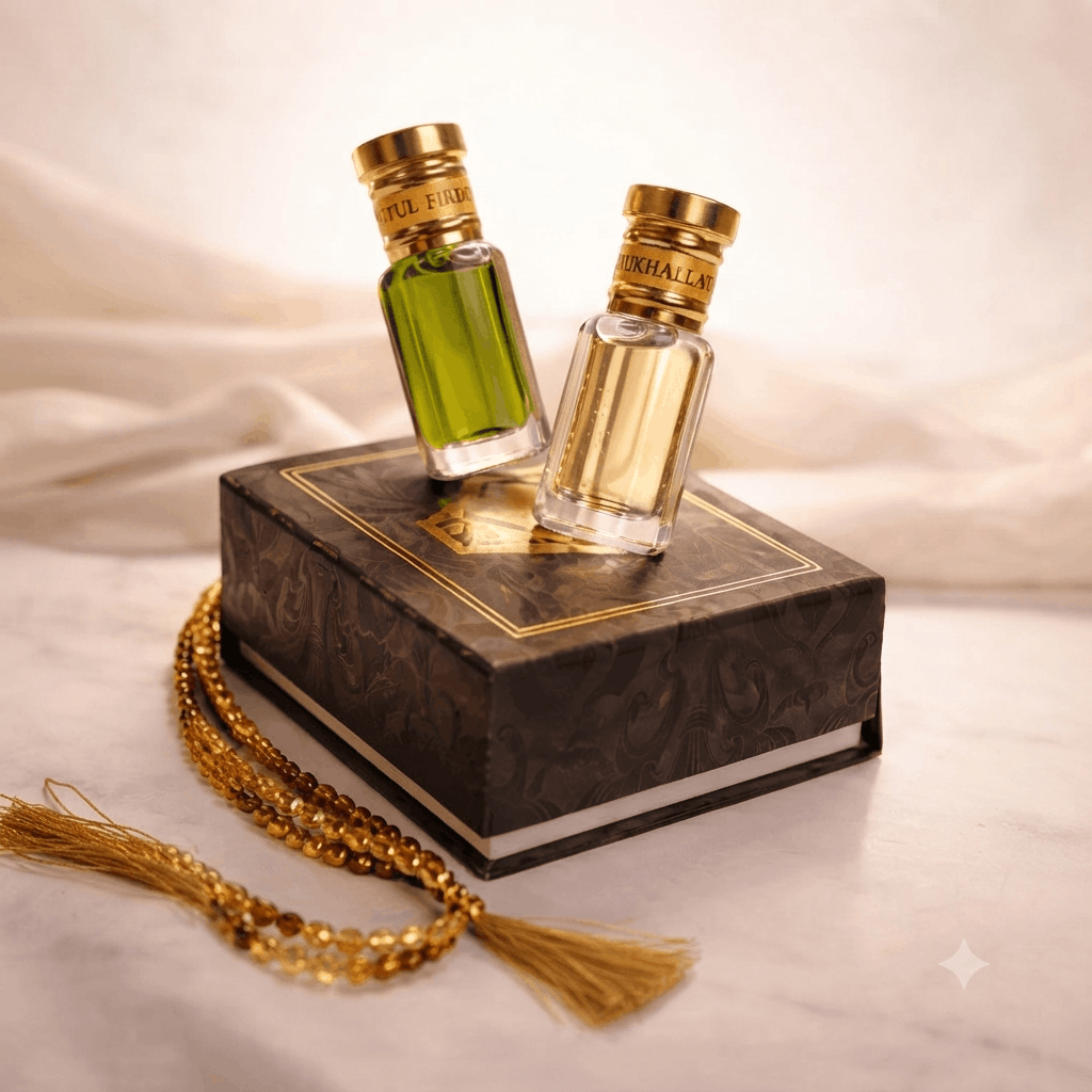 Jannatul Firdous and Mukhallat (6 ML Each) Long Lasting Exotic Attars (Pack of 2)