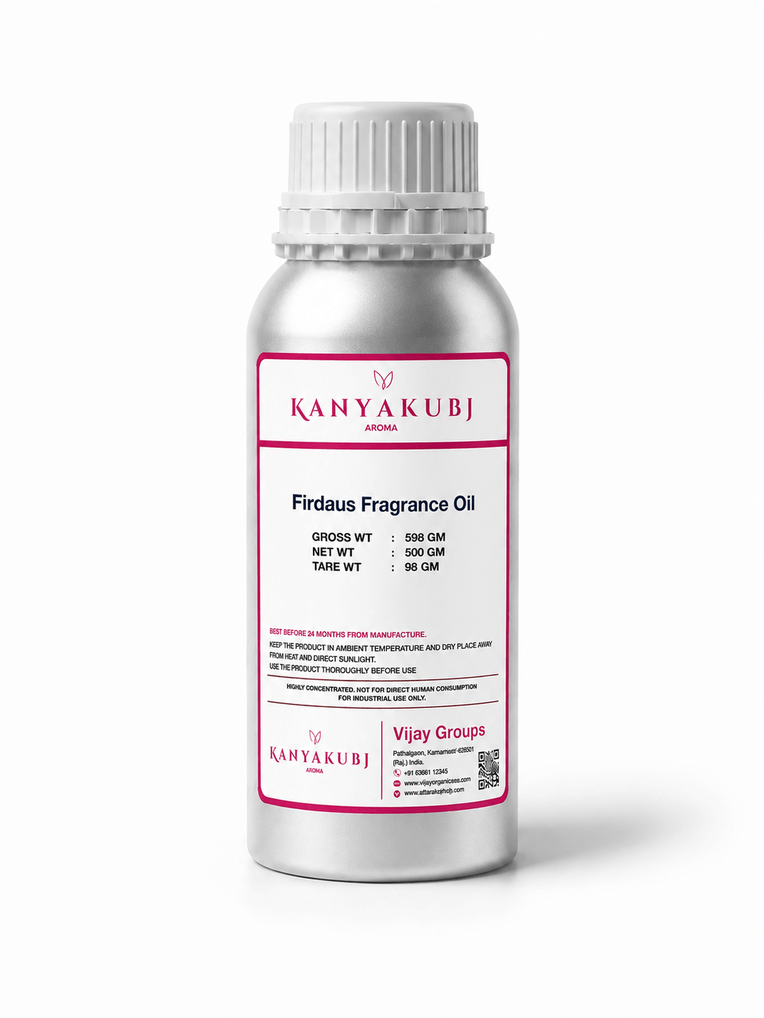 Jannatul Firdaus Fragrance Oil – Bulk Pack | Kanyakubj™