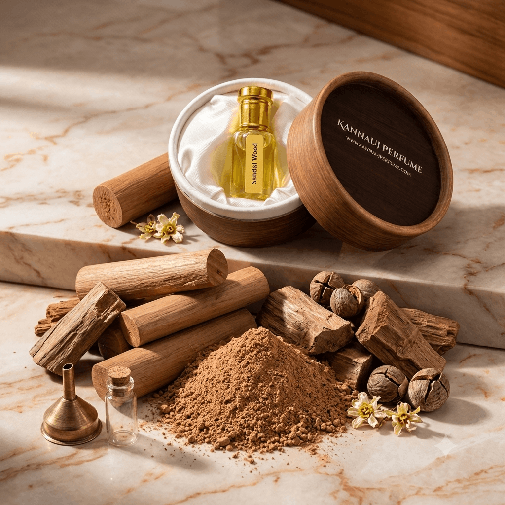 Sandalwood Attar (Chandan) by Kannauj Perfume